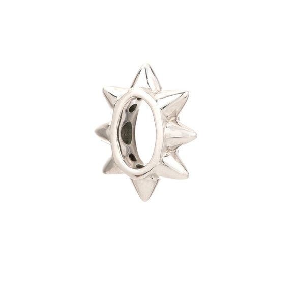 Adina Reyter Sterling Silver 8 Spike Big Bead - Picture 1 of 6